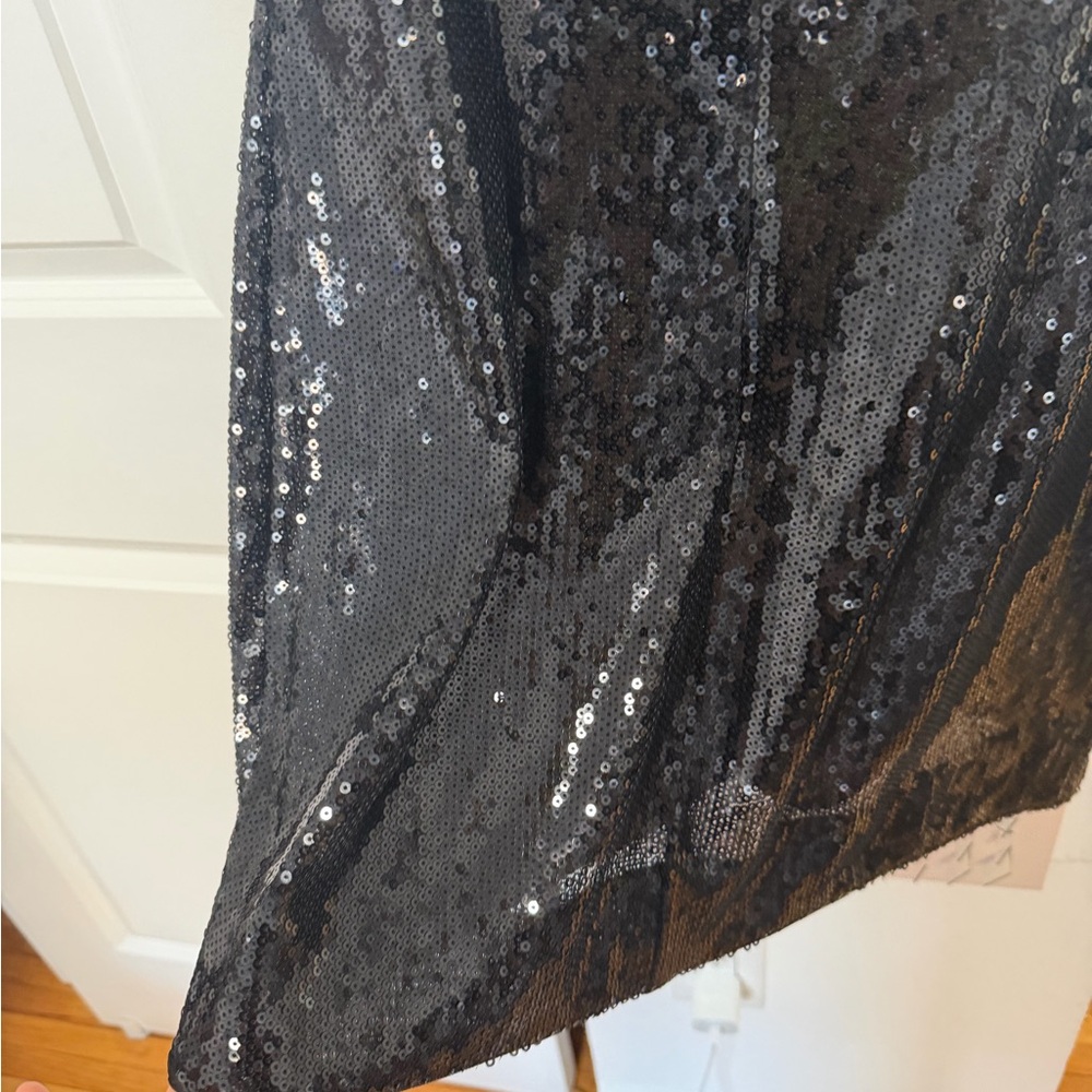 Michael Costello Black Sequin Dress - Picture 4 of 6